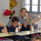 Sussurrofone no 1º ano