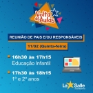 Reunião de Pais e Responsáveis On-line