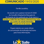 Comunicado Urgente