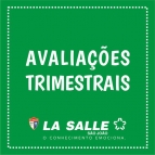 27/8 a 2/9: Semana de Avaliações Trimestrais