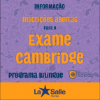 Exame de certificações Cambridge Assessment English