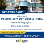 Oportunidade para Pessoas com Deficiência (PcD)