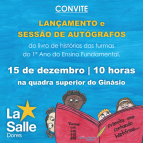 Vem aí o lançamento do livro de histórias do 1º Ano 