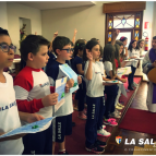 3º ano F participa de Celebração da Vida