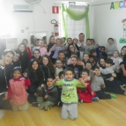 Grupo de Jovens visita Escola Educaritá