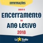 Informações sobre o encerramento do ano letivo