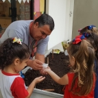 Horta da Educação Infantil (Projeto Saborear)