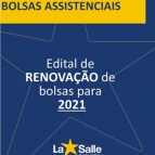 Edital de RENOVAÇÃO de Bolsas de Estudos para 2021