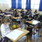 Alunos participam de Avaliação de Conhecimentos