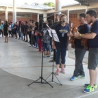 Volta às aulas alunos do turno da manhã