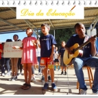 Alunos do turno da tarde comemoram o Dia da Educação