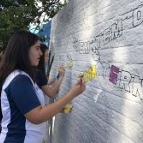 Projeto Muro Solidário no Colégio La Salle