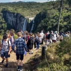 As turmas do 9° ano realizam saída de estudos