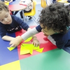 Tangram na creche