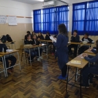 Estudantes recriam Tribunal na aula de História