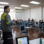 Palestra sobre segurança no trânsito