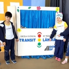 Estudantes visitaram a Transitolândia