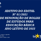 ADITIVO DO EDITAL Nº 01/2021