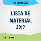 Confira a Lista de Material Escolar 2019