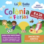 Participe da Colônia de Férias Julho 2019