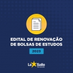 Renovação de Bolsas Sociais para 2023