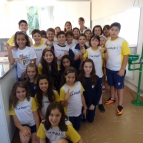 5º ANO B EM AULA NO LABORATÓRIO DE CIÊNCIAS