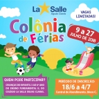 Participe da Colônia de Férias - Julho 2018