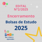 Encerramento do Edital de Concessão de bolsas 