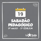 19/10: Sabadão Pedagógico de Atualização