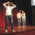 Alunos assistem Palestra dramatizada sobre bullying