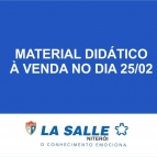 Último dia de venda do Material didático na Escola