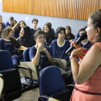 Palestra sobre DSTs para alunos do EM