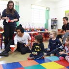 Atividade reúne alunos do Ens. Médio e Ed. Infantil