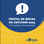 Edital de concessão de bolsas de estudo para 2023