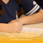 Conquistas na Olimpíada Nacional de Ciências