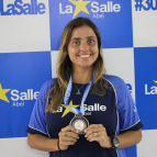 Colaboradora do La Salle Abel é medalhista!