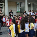 Inauguração do parquinho - Prédio EF