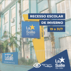 19 a 31/7: Recesso Escolar de Inverno