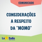 Comunicado sobre o fenômeno MOMO