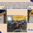 Atividade Refrescante com os alunos da turma 411