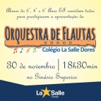 Vem aí a apresentação da Orquestra de Flautas