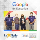 Recebemos o Troféu de Escola Referência Google