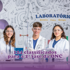 124 classificados para a 2ª fase da ONC