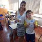 Projeto Pais na Escola com o 4º ano B