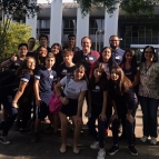 Os estudantes do Projeto Paidéia visitaram a Câmara 