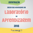 Início das atividades do Laboratório de Aprendizagem