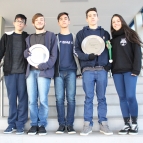 Estudantes participam da formatura da Miniempresa