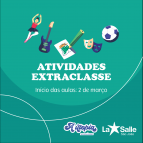 Abertas inscrições para as Atividades Extraclasse