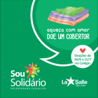 Primeira ação do Sou Solidário arrecada cobertores