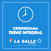 Turno Integral divulga cronograma semanal das turmas